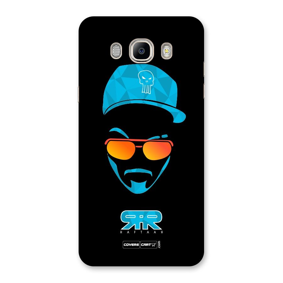 Raftaar Black and Blue Back Case for Galaxy On8