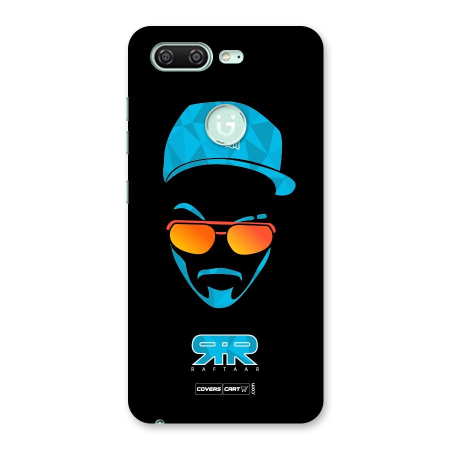 Raftaar Black and Blue Back Case for Gionee S10