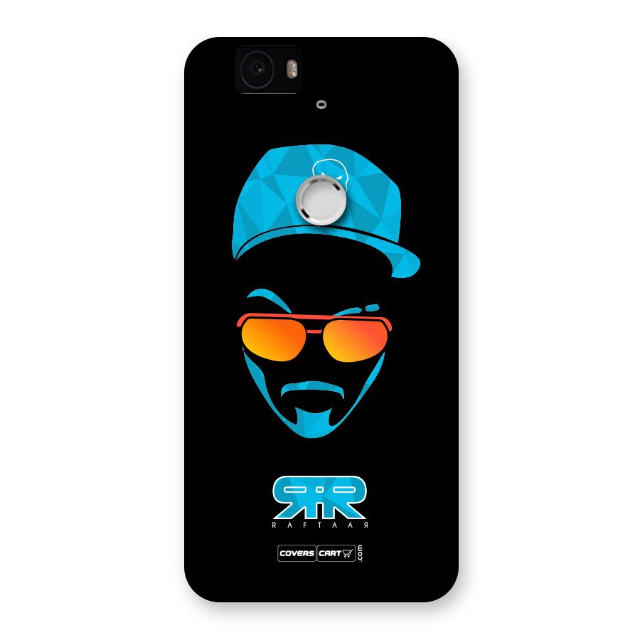 Raftaar Black and Blue Back Case for Google Nexus 6P