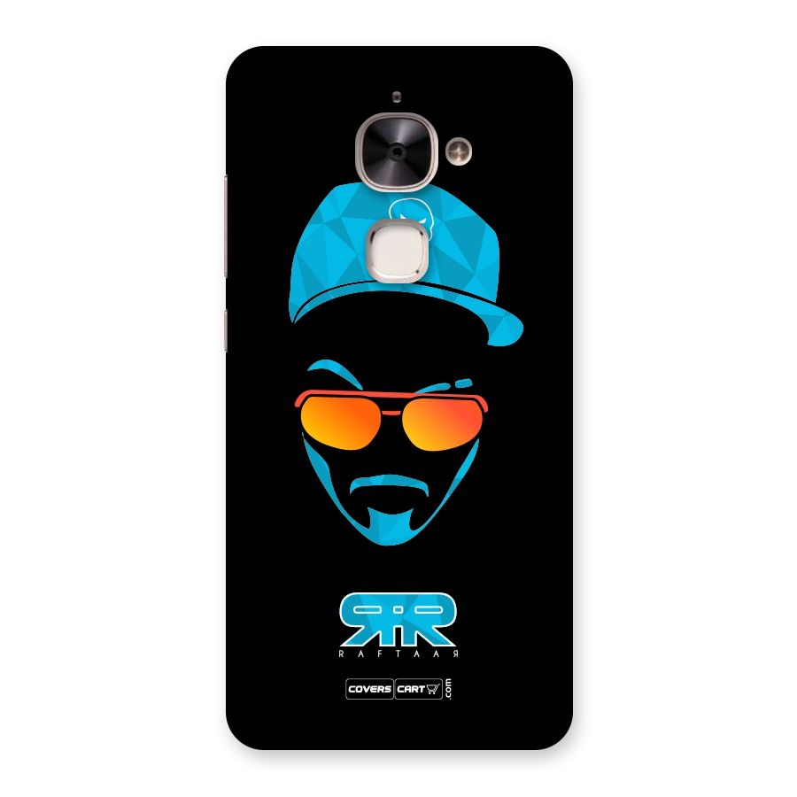 Raftaar Black and Blue Back Case for Le 2