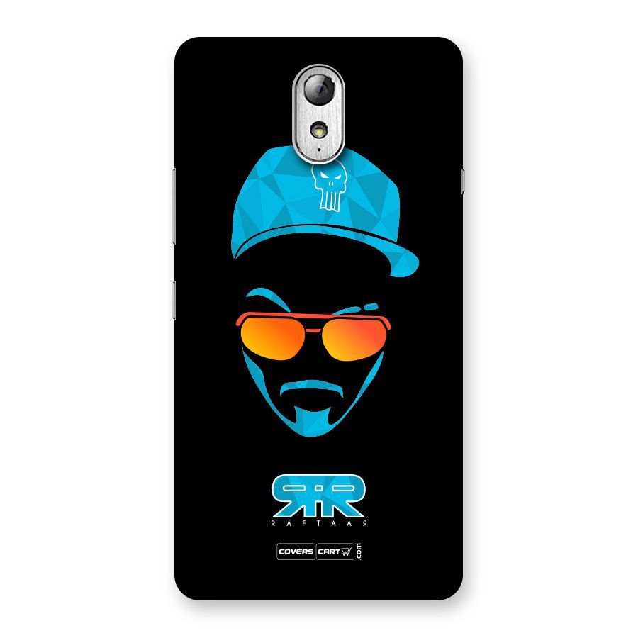 Raftaar Black and Blue Back Case for Lenovo Vibe P1M