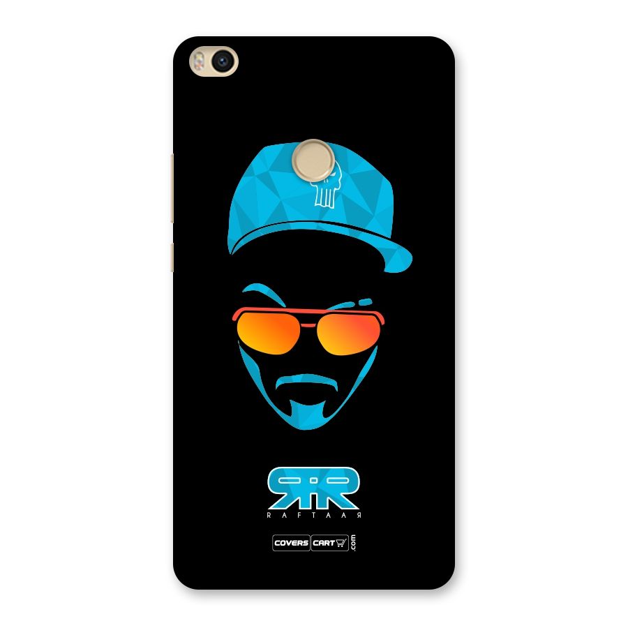 Raftaar Black and Blue Back Case for Mi Max 2