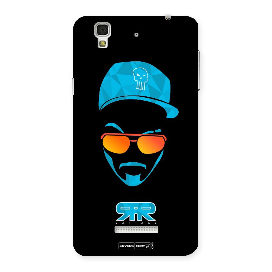 Raftaar Black and Blue Back Case for YU Yureka Plus