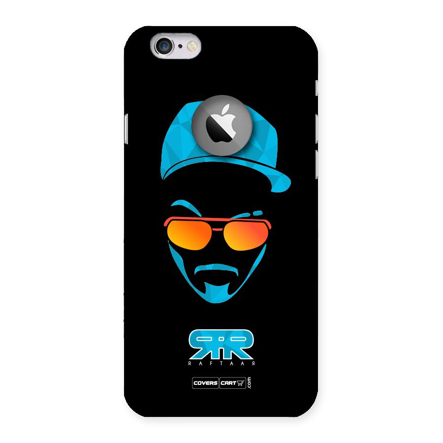 Raftaar Black and Blue Back Case for iPhone 6 Logo Cut