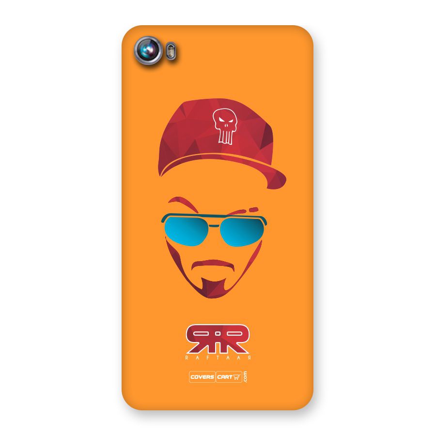 Raftaar Orange Back Case for Canvas Fire 4