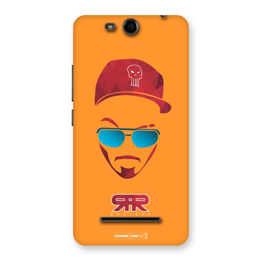 Raftaar Orange Back Case for Canvas Juice 3