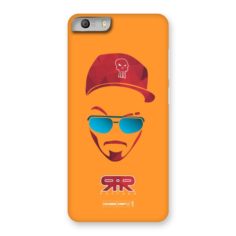 Raftaar Orange Back Case for Canvas Knight 2