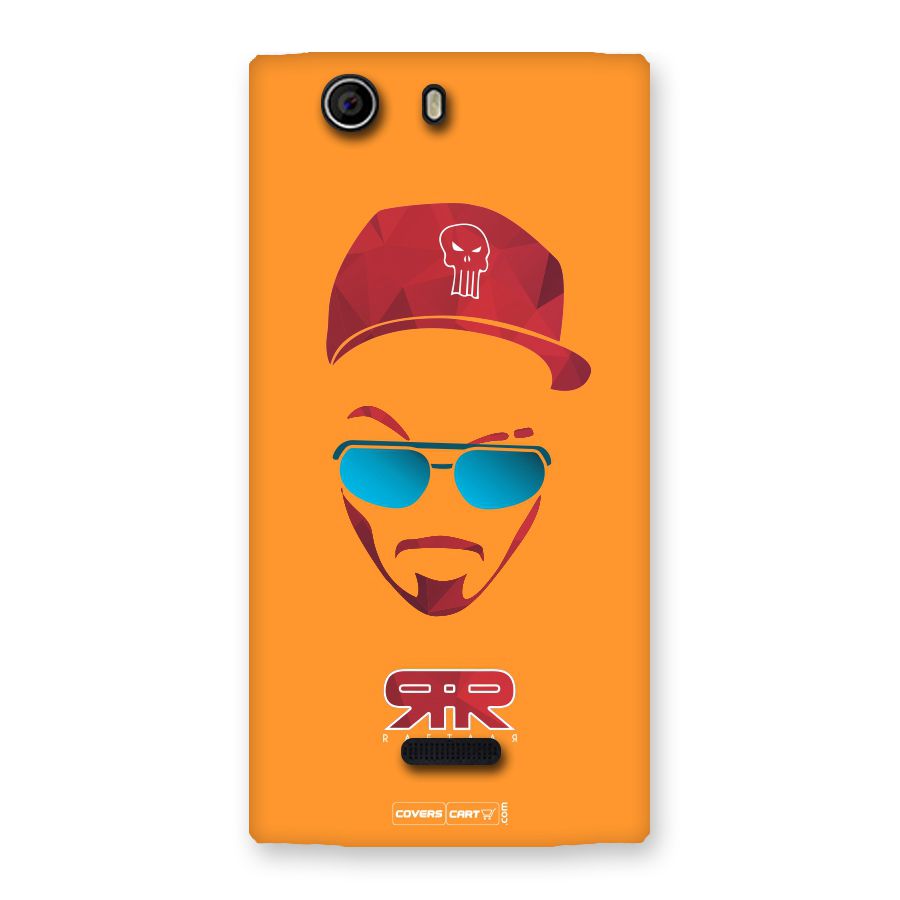 Raftaar Orange Back Case for Canvas Nitro 2