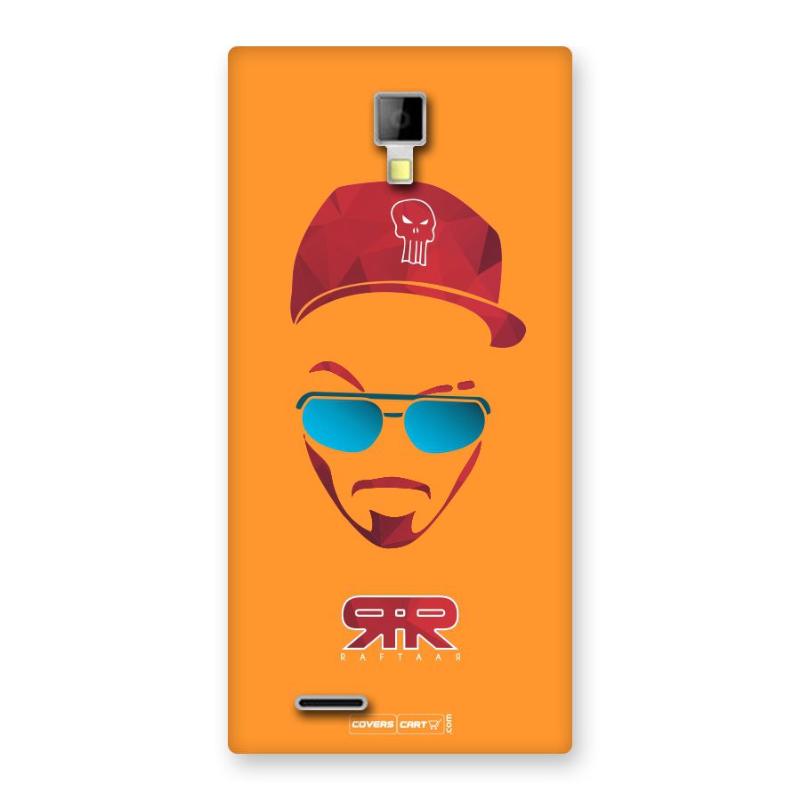 Raftaar Orange Back Case for Canvas Xpress