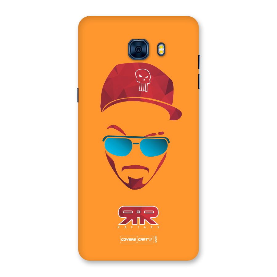 Raftaar Orange Back Case for Galaxy C7 Pro