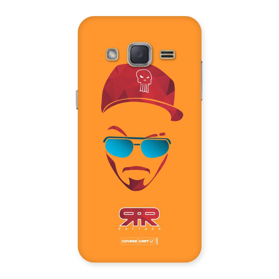 Raftaar Orange Back Case for Galaxy J2