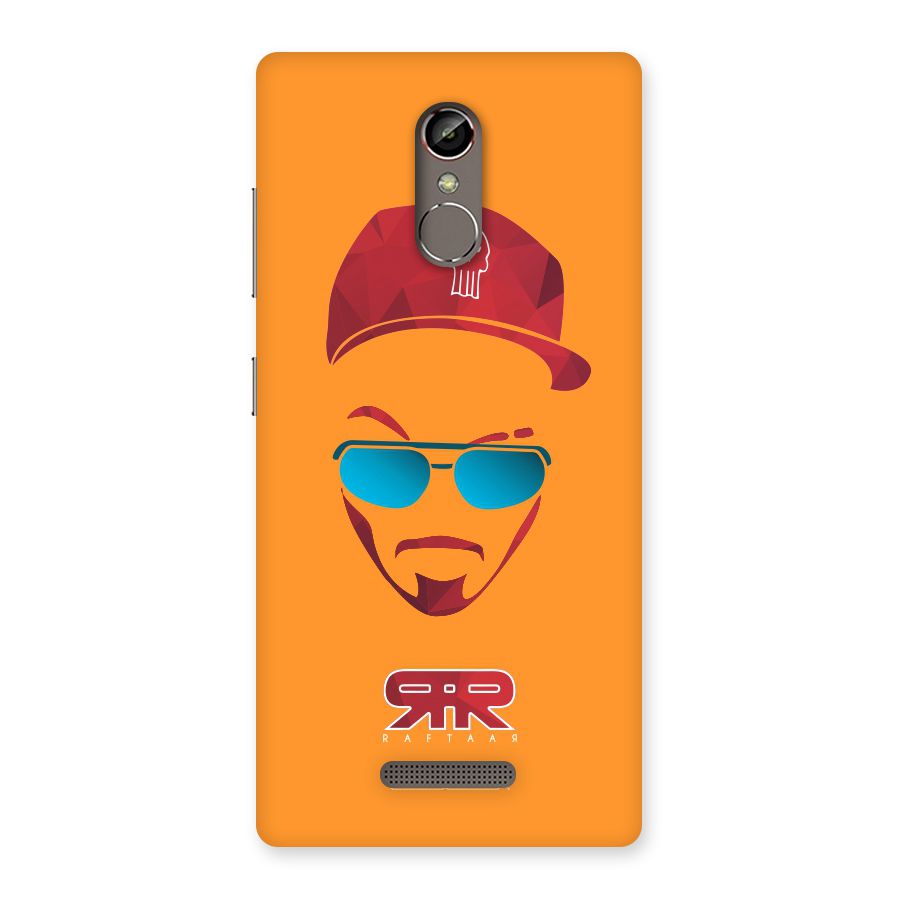 Raftaar Orange Back Case for Gionee S6s