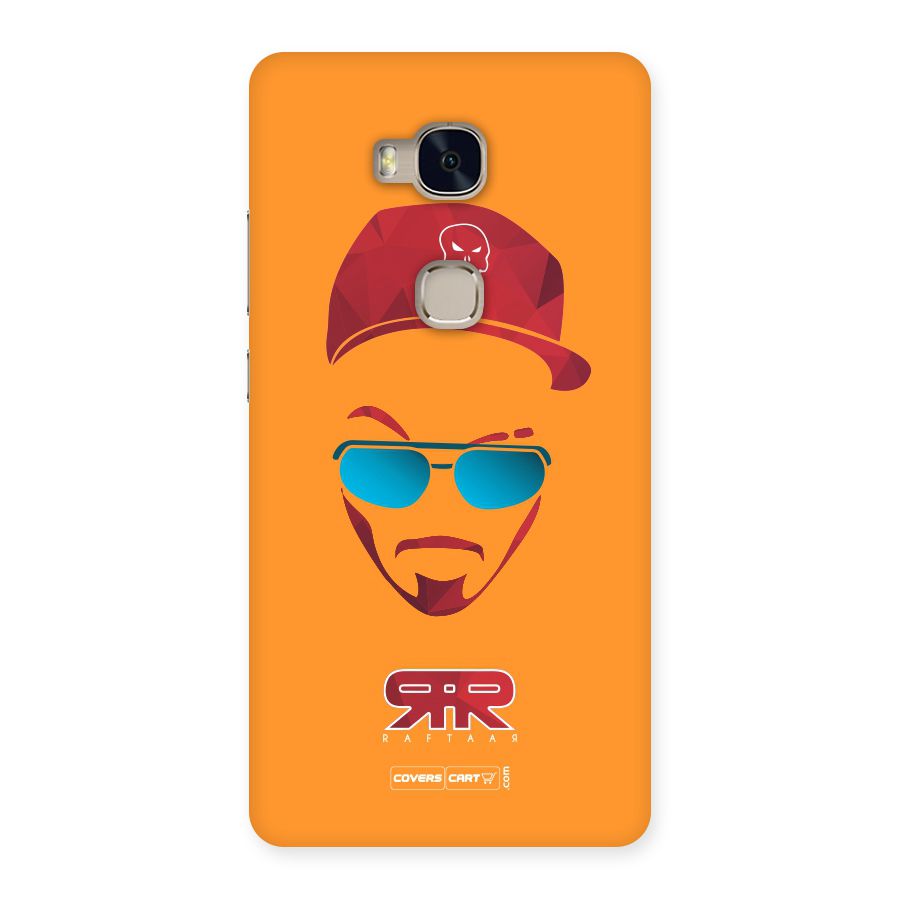 Raftaar Orange Back Case for Huawei Honor 5X