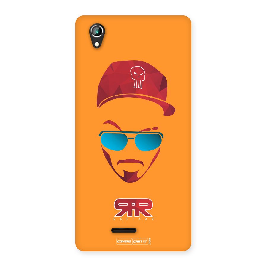 Raftaar Orange Back Case for Lava Iris 800