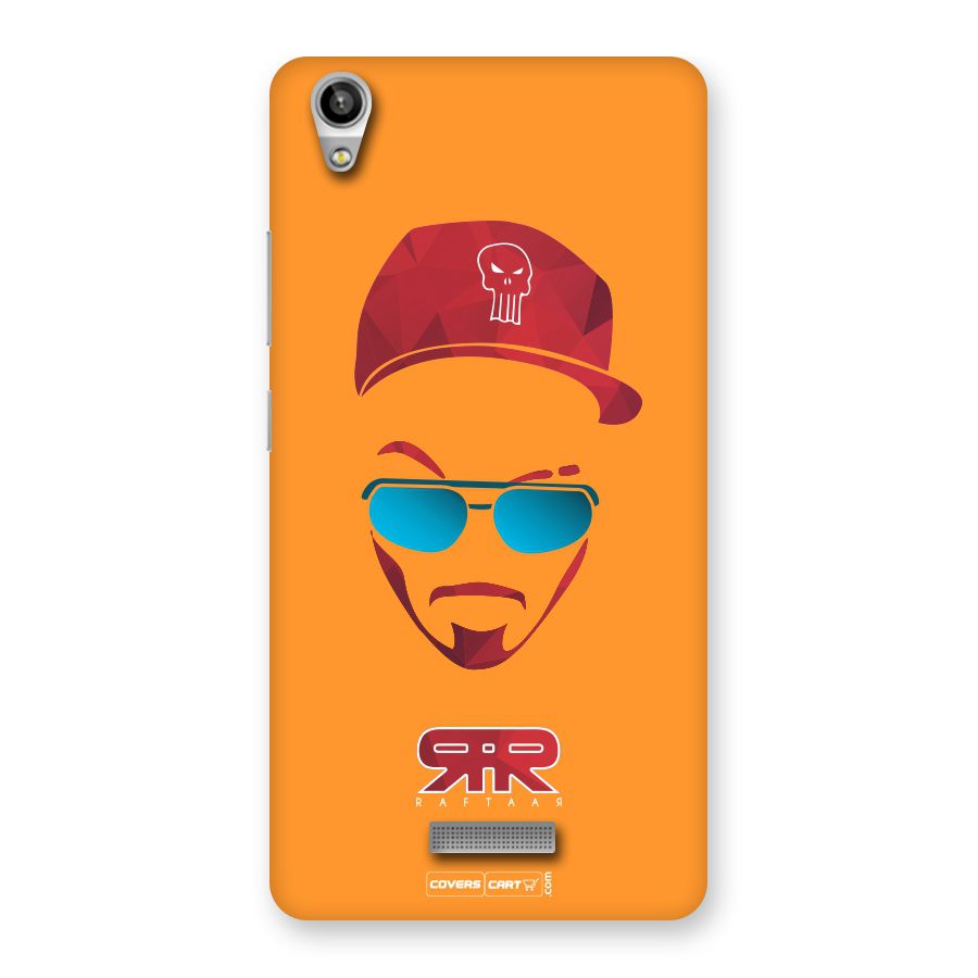 Raftaar Orange Back Case for Lava Pixel V1