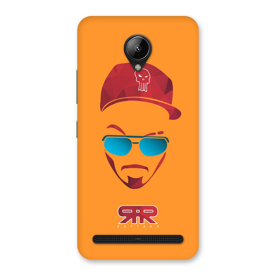 Raftaar Orange Back Case for Lenovo C2