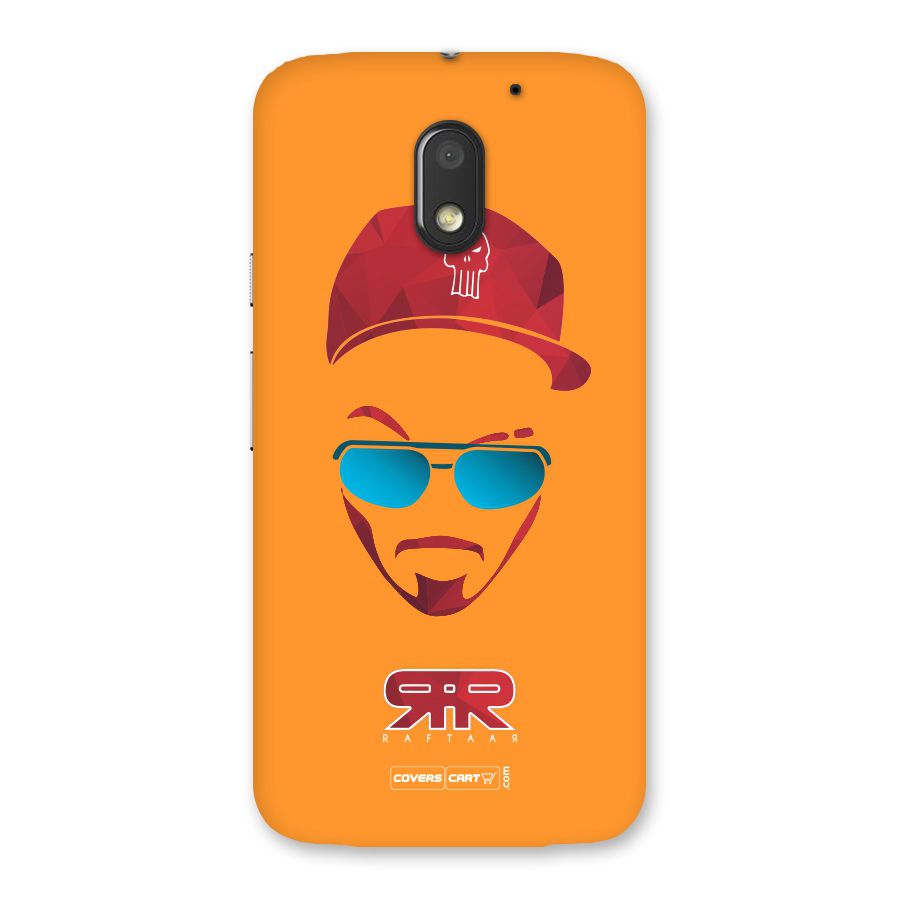 Raftaar Orange Back Case for Moto E3 Power