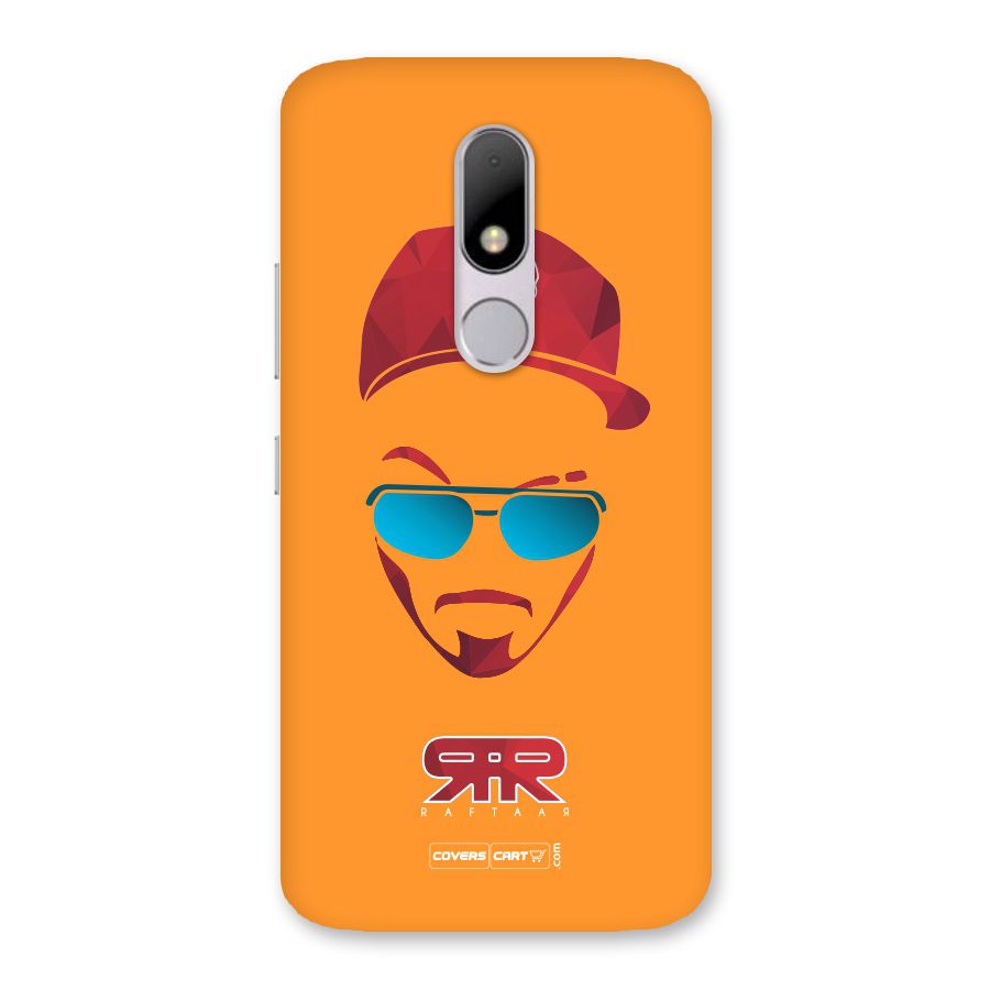 Raftaar Orange Back Case for Moto M