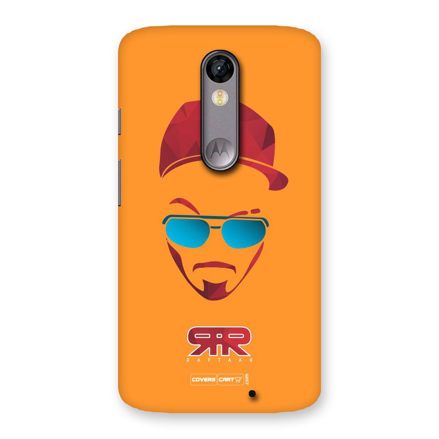 Raftaar Orange Back Case for Moto X Force