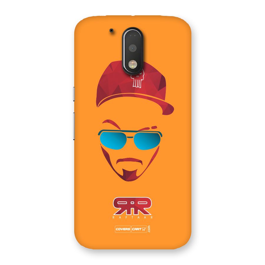 Raftaar Orange Back Case for Motorola Moto G4