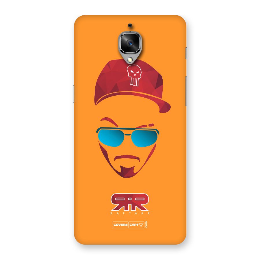 Raftaar Orange Back Case for OnePlus 3