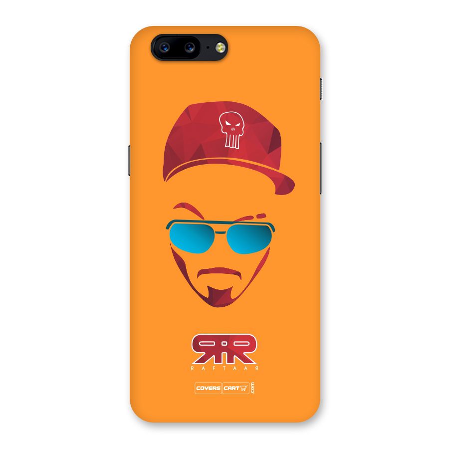 Raftaar Orange Back Case for OnePlus 5
