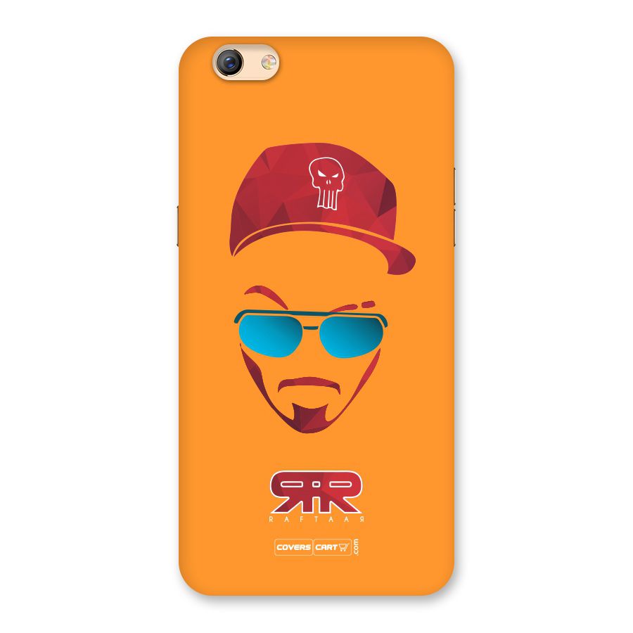 Raftaar Orange Back Case for Oppo F3 Plus