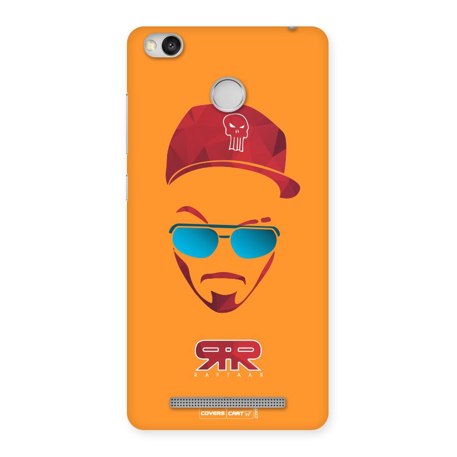 Raftaar Orange Back Case for Redmi 3S Prime