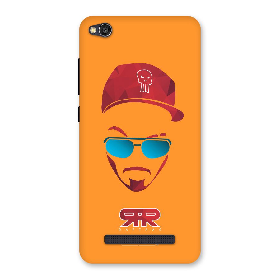 Raftaar Orange Back Case for Redmi 4A