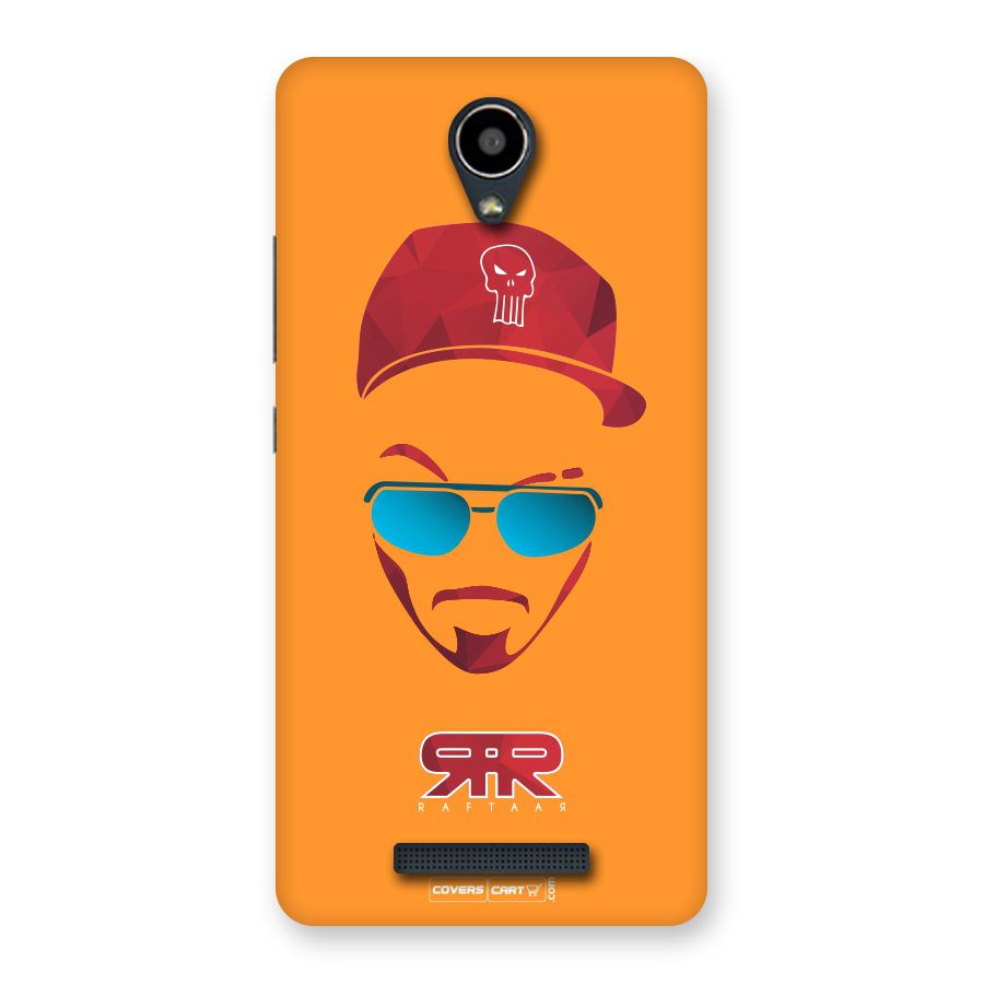 Raftaar Orange Back Case for Redmi Note 2