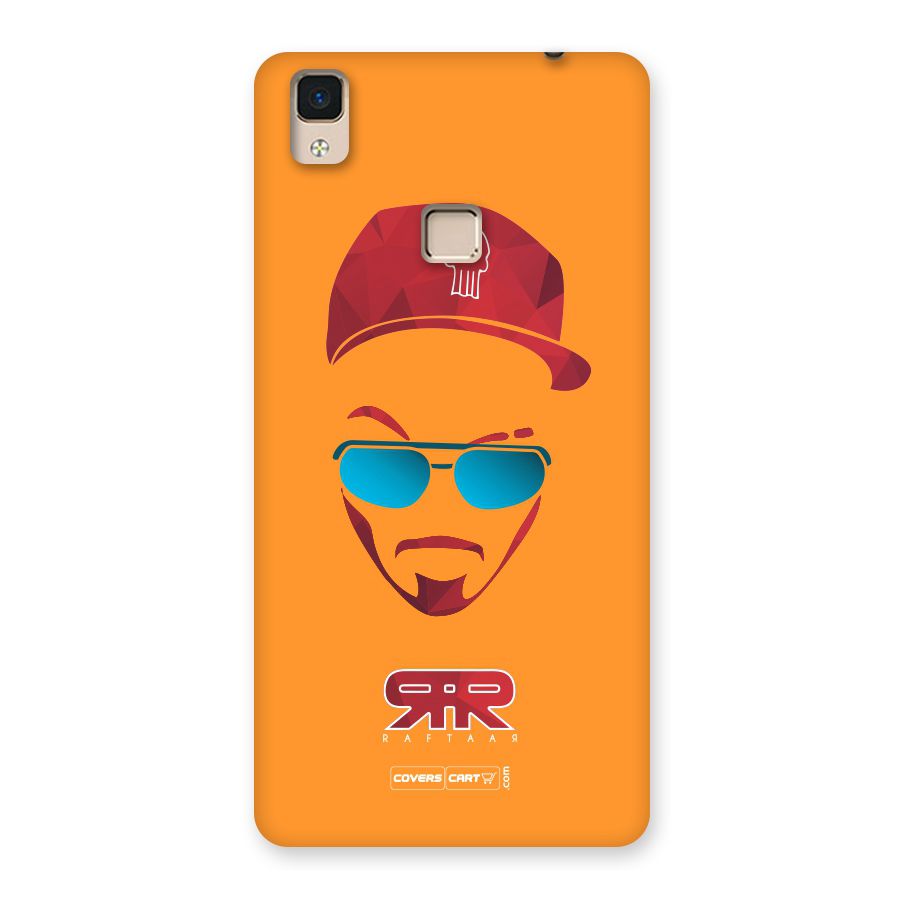 Raftaar Orange Back Case for V3 Max