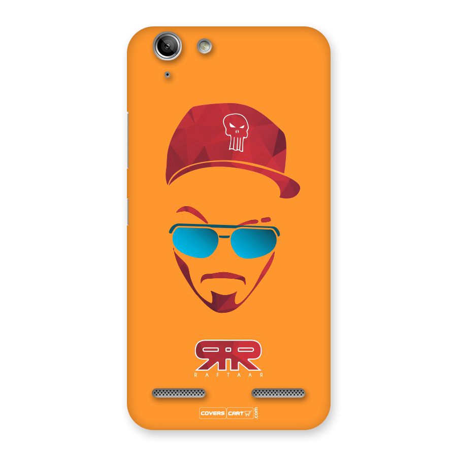 Raftaar Orange Back Case for Vibe K5 Plus