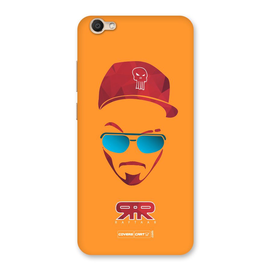 Raftaar Orange Back Case for Vivo V5