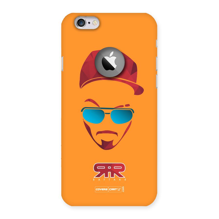 Raftaar Orange Back Case for iPhone 6 Logo Cut