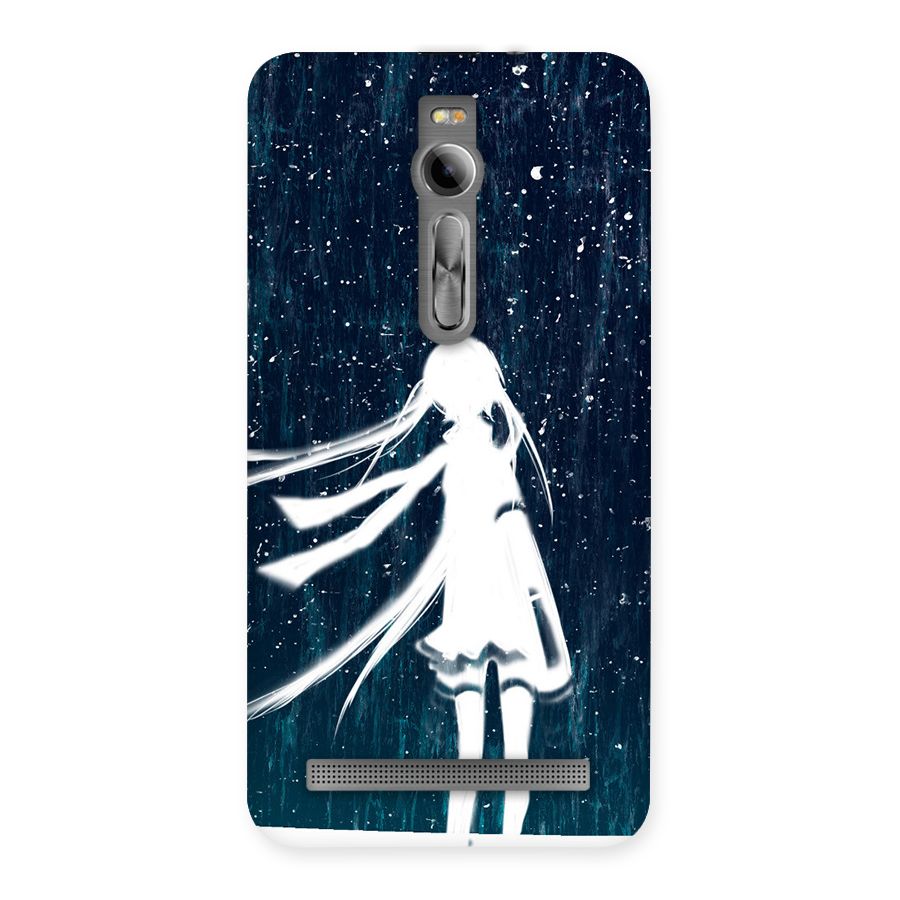Rain White Girl Back Case for Asus Zenfone 2