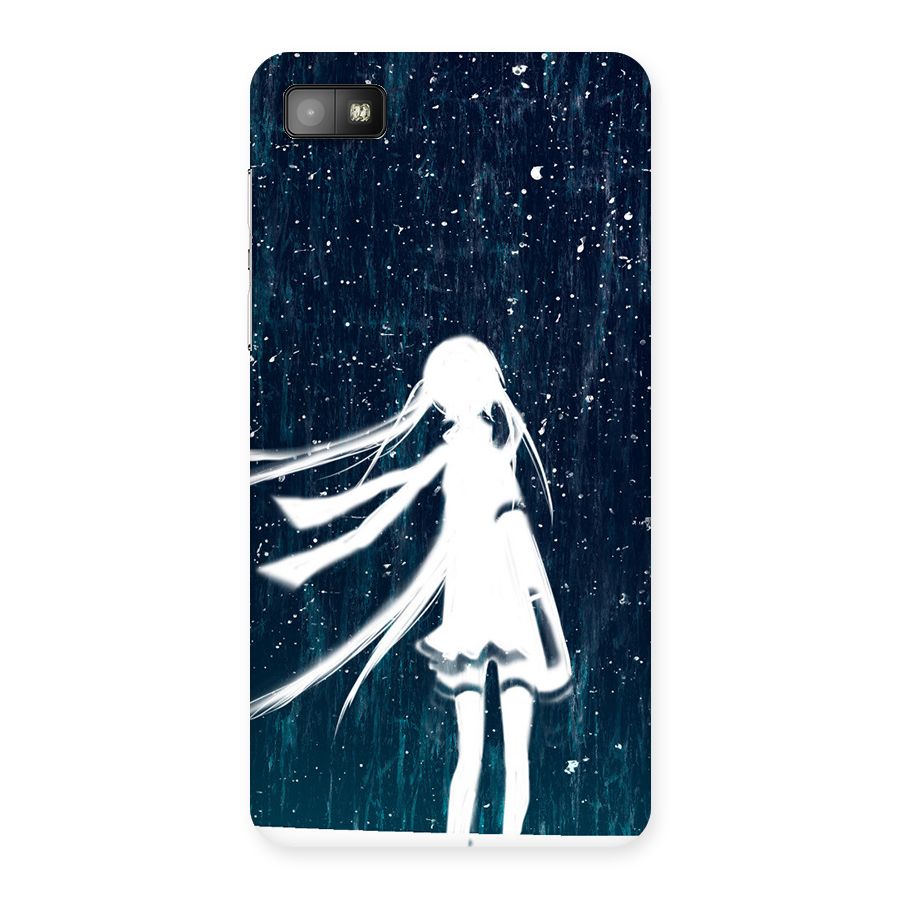 Rain White Girl Back Case for Blackberry Z10