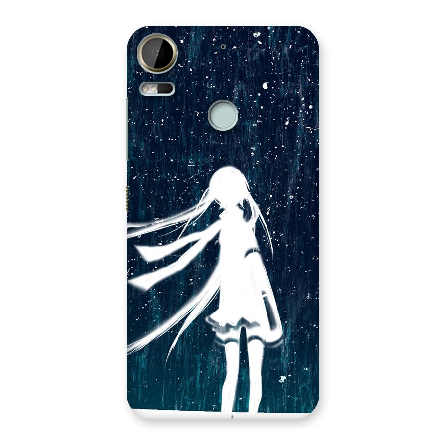 Rain White Girl Back Case for Desire 10 Pro