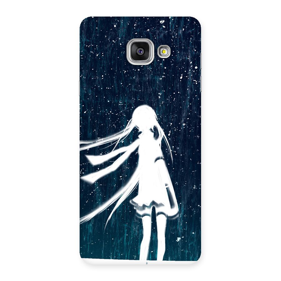 Rain White Girl Back Case for Galaxy A7 2016