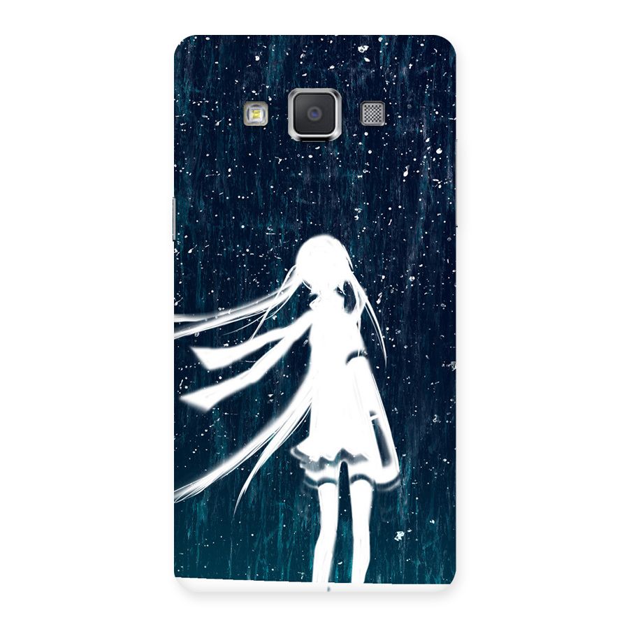 Rain White Girl Back Case for Galaxy Grand 3