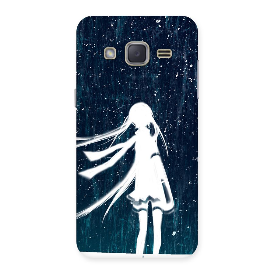 Rain White Girl Back Case for Galaxy J2