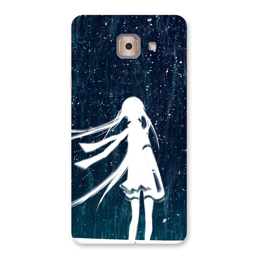 Rain White Girl Back Case for Galaxy J7 Max