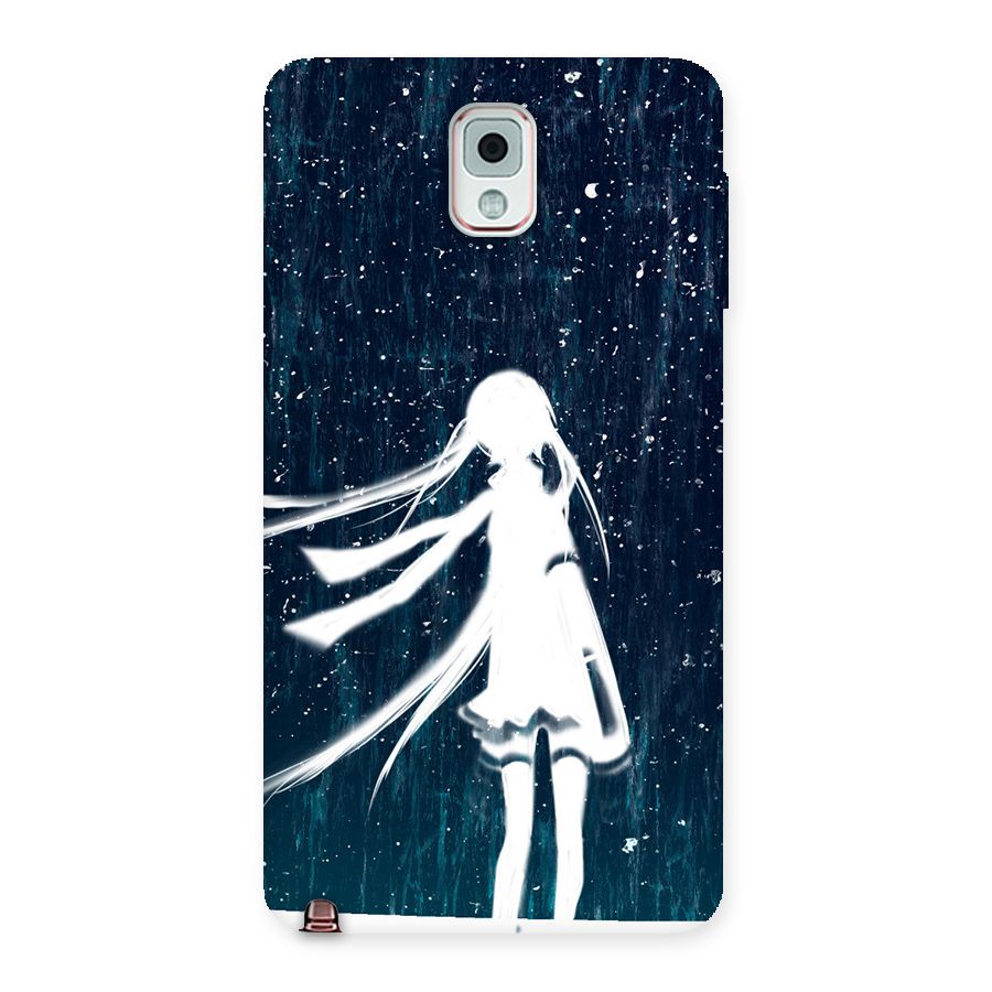 Rain White Girl Back Case for Galaxy Note 3
