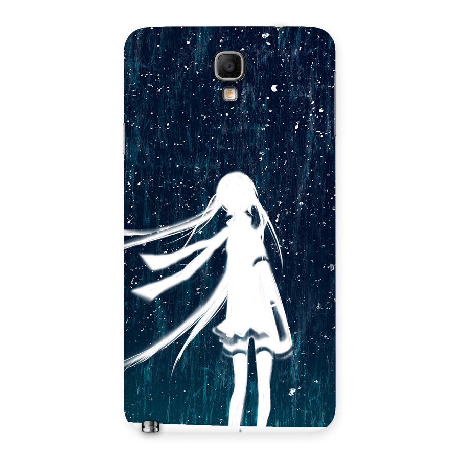 Rain White Girl Back Case for Galaxy Note 3 Neo