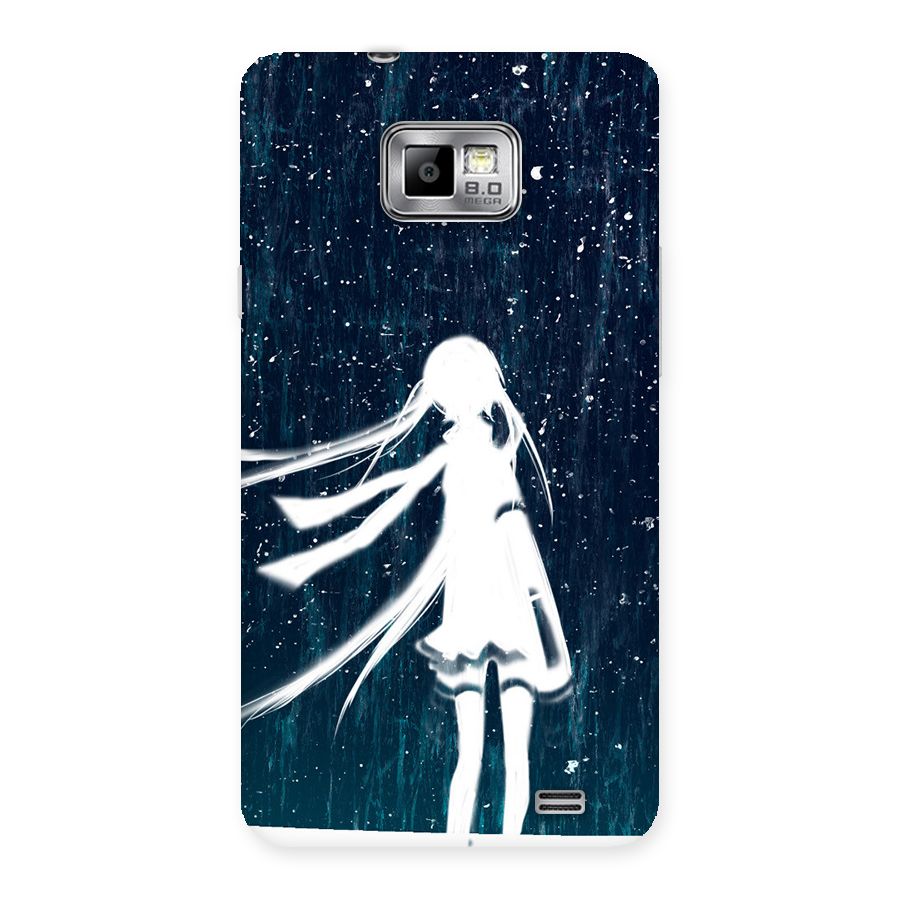 Rain White Girl Back Case for Galaxy S2