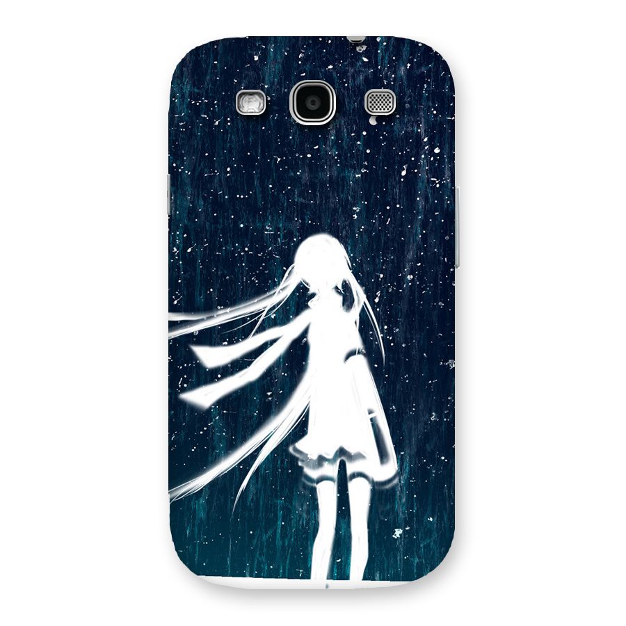 Rain White Girl Back Case for Galaxy S3