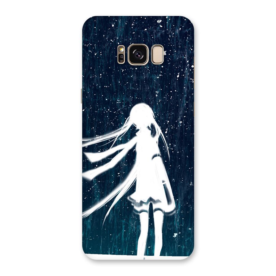 Rain White Girl Back Case for Galaxy S8 Plus