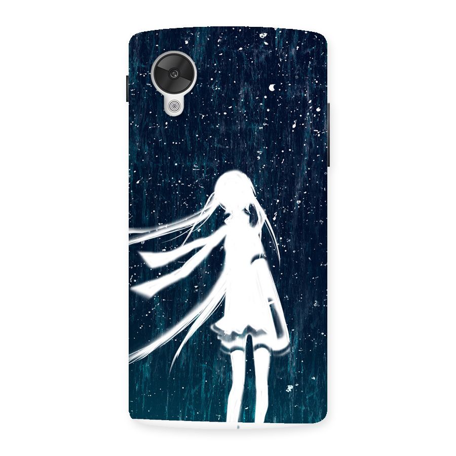 Rain White Girl Back Case for Google Nexsus 5