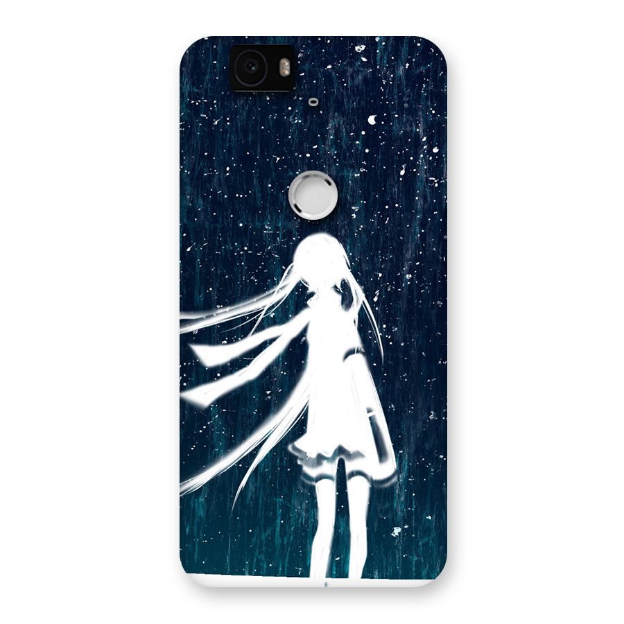 Rain White Girl Back Case for Google Nexus-6P