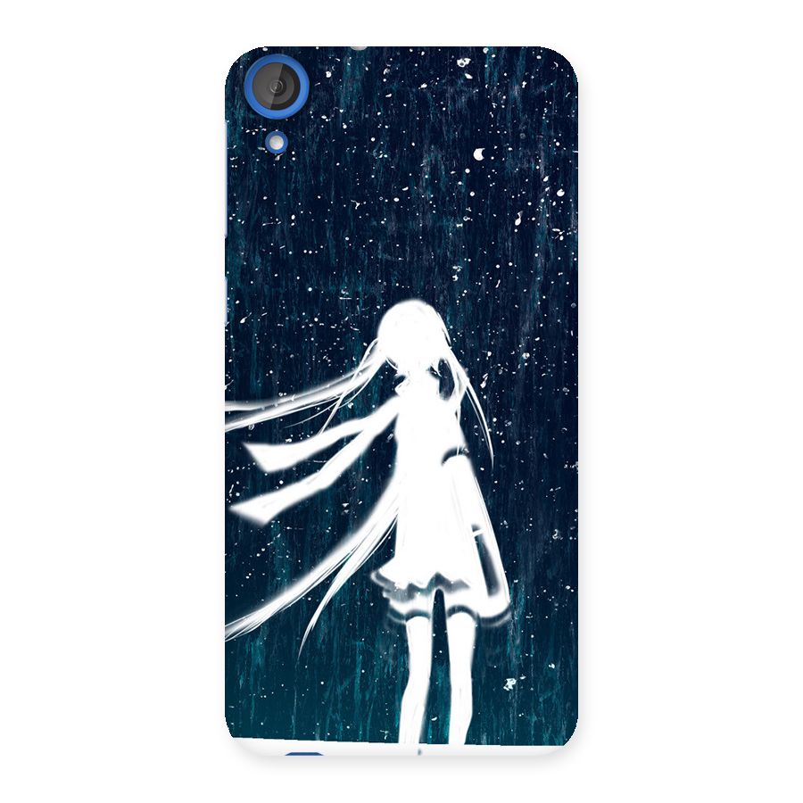 Rain White Girl Back Case for HTC Desire 820