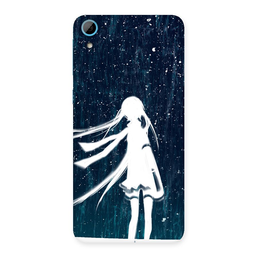 Rain White Girl Back Case for HTC Desire 826